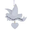 Maxora In Our Hearts Forever, изделия из смолы, персонализированные мемориальные елочные украшения для подарков на день Святого Валентина, свадьба Hom3219