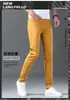 Men's Jeans designer High end autumn new men's jeans fashion brand slim fitting cotton elastic Khaki light luxury pants TNFA 9CJR