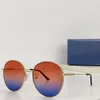 Nouveau design de mode lunettes de soleil rondes 1416SK monture en métal style simple et populaire lunettes de protection de lentille UV400 polyvalentes