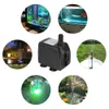 Tuindecoratie Ultrastille waterpomp met 12 LED-verlichting voor tuin Aquarium Aquarium Vogelbadfontein met netsnoer Dompelfontein 231005