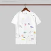 Men's T shirts Current Los Angeles Galleryes Ess Dept Speckle Letter t Shirt Hand Painted Short Sleeve Men Women Te292c