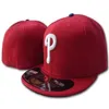 2022 Nouveaux Phillies P Lettre Casquettes de baseball Nouveaux arrivages Hommes Os Swag Gorra Coton Gorras pour adultes Chapeaux ajustés H14261u