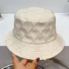 Płaski projektant Bucket Hat Golf Ochrona przeciwsłoneczna Drukowane czapki popularne męskie czapki damskie baseball czapkę casquette hafter2609