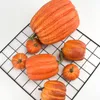 Dekorativa blommor 7st Halloween Simulation Pumpkin Model Artificial Craft Fall Harvest Decoration For Party Grönables Decorations