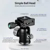 Tripods Kingjoy 61 tum kamera stativ för DSLR Portable Aluminium Travel Cellphone Tripe med 360 graders Panorama Ball Head Quick Release 231006