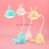 Table Lamps LED Rabbit Table Lamp Eye Protection Desk Lamp Bunny Night Lights USB Chargable for Studying Bedroom Living Room Decoration Kids YQ231006