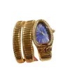 Montres pour femmes, Bracelet serpent en diamant, montre pour femme, verre renforcé minéral, miroir, mode OL 231006