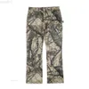 Jean Gde automne marque tendance branche forêt Ins Camouflage Silhouette ample toile chasse décontracté pantalons pour hommes