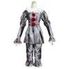 Cosplay Joker Costume Adult Horror Clown Costume Cosplay Pennywise Costume Halloween Jumpsuit Dress Horror Uniform For Boy Girl 231005