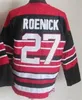 Man Vintage Hockey 27 Jeremy Roenick Jerseys CCM 21 Stan Mikita 2 Duncan Keith 35 Tony Esposito Retro Klassiek Alles gestikt Zwart Wit Rood Team Retire Pullover Hoog