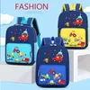 Skolväskor Barn Lätt tryckning av ryggsäck Boys Car World Cartoon School Bags For Kids Waterproof Bagpack Girls Bookbag Mochila 231006