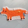 Tapetes de algodão para quarto infantil tapete de desenho animado animal