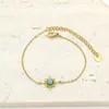 Link Bracelets Natural Stone Star Pendant Bracelet For Women Stainless Steel Chain Golden Banquet Jewelry Female' Lobster Buckle