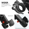 Mountain Bike Motorcycle ATV Scooter Handlebar Phone Holder Mount Clamp 360 Rotatable Clip For iPhone 15 14 Pro Max S9, S10 More 4.7 - 6.8 Cell Smart Phone