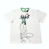 In voorraad Wit Groen Kleur 2022ss T-shirt Mannen Vrouwen Hoge Kwaliteit Tops Tee Zomer Stijl M-XL284E