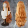 Parrucche Cosplay di alta qualità per adulti Nami parrucca cosplay donne 75 cm lunghi ricci ondulati arancioni capelli resistenti al calore parrucche cosplay anime berretto per parrucca 231005