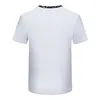 Zomer Heren Tees Shirts Mode Zwart Wit Korte Mouw Letterblok Gedrukt Ronde Hals Casual T-shirt voor Koppels #112