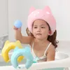 Toucas de banho Baby Shampoo Cap Ajustável Childrens Chuveiro Chapéu À Prova D 'Água Crianças Banho Visor Bonito Infantil Lavar Cabelo Escudo Cap para Proteção para os Olhos 231006