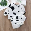 2023new baby Jongens Meisjes Pyjama Sets Winter Nachtkleding Kinderen Thuis Kleding Kinderen Pyjama Flanel Pyjama kerstcadeau