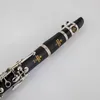 Ny buffé E13 B-flat Tune Professional Högkvalitativ träblåsinstrument Clarinet Black Tube med fodralstillbehör