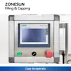 Zonesun 자동 바이알 파우더 충전 및 캡핑 기계 오거 필러 동결 건조 분말 공급품 포장 ZS-AFC24