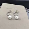 shipping woman earring luxury bijoux free fashion designer Pearl Pendant Earrings Luxury Jewelry earrings High Quality 925 Silver Needle Accessories IP92