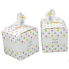 Cadeau cadeau 50 / 100pcs bouteille forme d'oiseau boîte de bonbons papier souvenirs de mariage bébé douche fête boîtes de faveur paquet de chocolat délicat