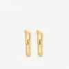 Luxury Designer high quality brand double hoop gold and silver earrings letters women's party wedding couple gifts jewelry 92233c