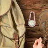 Orologi da tasca Orologio da sopravvivenza alpinismo multifunzione portatile da esterno in lega luminosa con clip da escursionismo