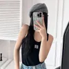 Zweiteiliges Kleid Kleidung Luo Jia Yang Mi Fan Bingbing Same Tank Damen Sommer Stickerei Slim Fit Vielseitiges Oberteil