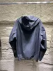 2023 mais recente designer com capuz moda grande bolso costura design meio zíper jaqueta com capuz de alta qualidade marca superior luxo hoodie
