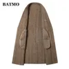 Mélanges de laine pour hommes BATMO 2023 arrivée automne long trench-coat en laine hommes plussize 5829 231005