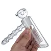 Headshop214 Y149 Narghilè Martello di vetro Bong Pipa da fumo 6 Bracci Albero Nucleo Birdcage Perc Bubblers Bong d'acqua in vetro con ciotola a cupola di tabacco da 19 mm