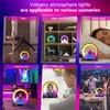 Multifunktionell trådlös laddare FM TF Alarm Bluetooth -högtalare RGB Light Fast Charging Station för iPhone och Samsung