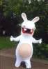 Hallowee Rayman Raving Rabbids Mascot Costumes Cartoon Character Adult Size Fancy Dress