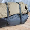 Torby magazynowe Paski bagażowe do walizki 2PCS Opakowanie Podróż bezpieczne pasy regulowane czarne plecakowe worka na kemping