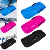 Snowboards Skis Taşınabilir Kış Snow Sled Kids Sligding çift insan kızağı Çift koltuk ile Çekme Halatlı Koboggan Kayak Çim Yard 231005