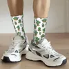 Men's Socks All Seasons Crew Stockings Cactus Flowers Floral Pattern Hip Hop Long For Men Women Gifts