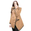 2019 новое модное женское асимметричное пальто, осенняя тонкая куртка, женское темпераментное пальто, свободное длинное пальто-накидка