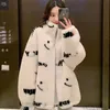 Cel Best-quality Retro Womens Wool Down Mens Womens Thick Jacket Designer Wool Big Long Sleeve CE Letter Warm Coat Winter Outdoor Star1922