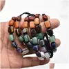 Charm Bracelets Reiki Healing Stone 7 Chakra Bracelet Women Men Meditation Jewelry Natural Crystal Anxiety Beads Bangles Yoga Dhgarden Dhqhy