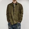 Jaquetas masculinas Mens Cargo Jaqueta Exército Verde Casual Outerwear Americano Solto Ao Ar Livre Militar Juventude Casaco Masculino