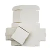 50pcs lot 21 tailles Boîtes-cadeaux en papier blanc petit savon blanc boîtes d'emballage blanc bijoux blanc kraft en papier kraf