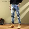 Jeans pour hommes Jeans pour hommes Harem effilé Pantalon de cowboy pour hommes Pantalon élégant Slim Fit Boot Cut Luxe Casual Loose Stretch Harajuku Élastique Xs J231006