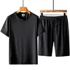 Heren trainingspakken Herensportpak Herenmode Shorts T-shirt 10XL Zomer Ademend Mesh Casual pak Jogger Herenkleding 231006