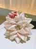 Kvällspåsar Fairy Bag 3D Flower Round Chinese Style For Woman Clutch Wedding Purse Party Banket Handväska Satin 231006