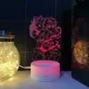 Bordslampor LED Night Light Anime Attack på Titan för hemrum Dekorbord Lamp cool barnbarn Gift Gon och Killua Figur YQ231006