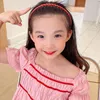 Hair Accessories Fashion Elegant Wave Plastic With Tooth Soild Color Korean Style Hoop Children's Girls Headband Headdress