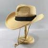 Sombreros de ala ancha Sombreros de cubo Sombreros panamá de gran tamaño para hombre Hombre de cabeza grande Gorra de fieltro de vaquero plegable para hombre Sombrero de paja de talla grande 58 CM 60 CM 62 CM 231006