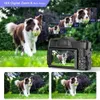 Camcorders 4K HD Digital Camera Vlogging Camcorder for WIFI Webcam Wide Angle 16X Zoom 48MP Pography 3 Inch Flip Screen 231006